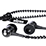 Earphone ultron Xplore zipper, black
